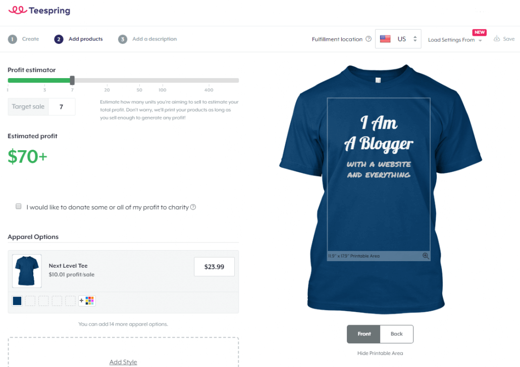 sites like teespring in india