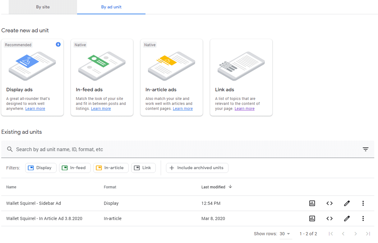 Google AdSense Review - Type Of Ads