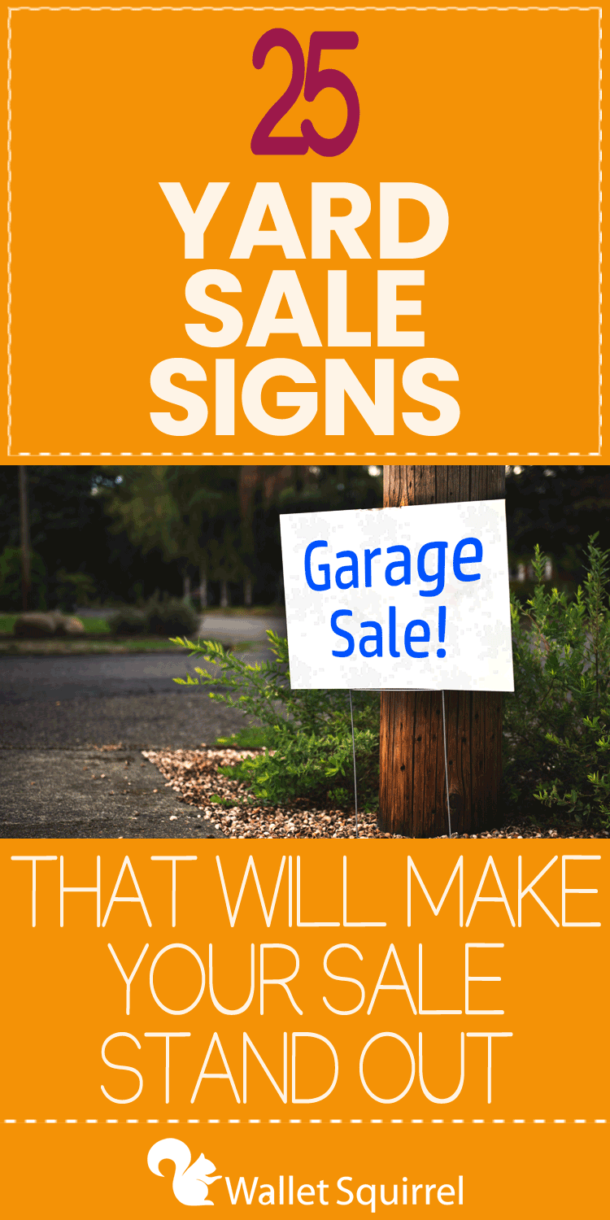 25 Yard Sale Signs That Will Make Your Sale Stand Out