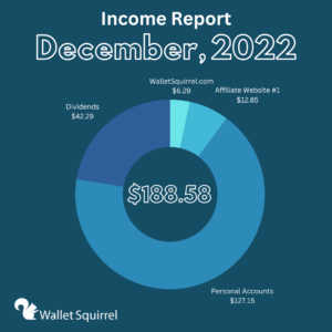 2022 December - Wallet Squirrel Income Report